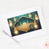Eid Mubarak Rechteckiger Aufkleber (Umschlag)