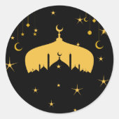 Eid Mubarak Round Stickers (Vorderseite)
