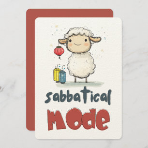 Eid Mubarak! Schafe auf Sabbatical vollständig v Einladung