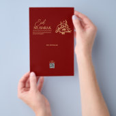 Eid Mubarak Schokoladenverpackung Elegant Islamisc Flyer (Handgriff)