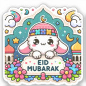 Eid Mubarak Sheep Aufkleber (Vorderseite)