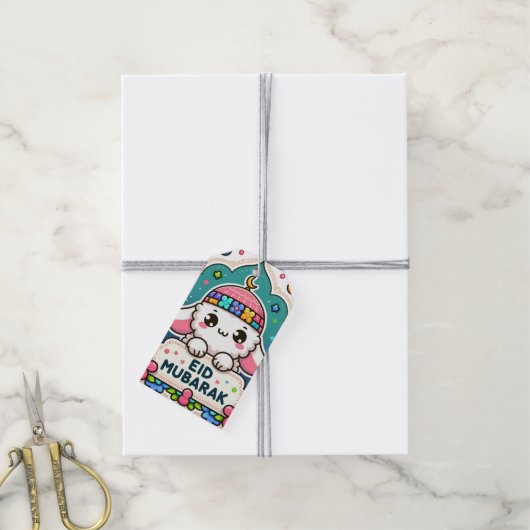 Eid Mubarak Sheep Geschenkanhänger (Mit Garn)
