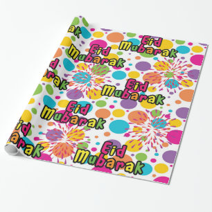 Eid Mubarak Spritzen-Geschenk-Verpackung Geschenkpapier
