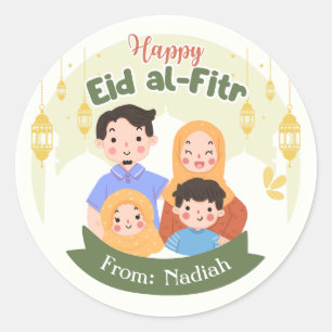 Eid Mubarak Stickers - Eid al-Fitr Personalisiert