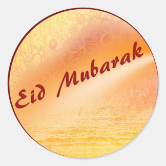 Eid Mubarak Sunset Inspiriert Stickers