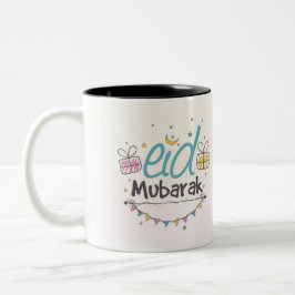 eid Mubarak-Tasse Zweifarbige Tasse