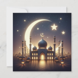Eid Mubarak Text für benutzerdefinierte Grüße Feiertagskarte