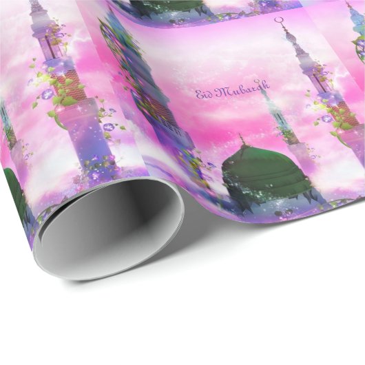 Eid Mubarak themenorientiertes Packpapier Märchen (Rolleneckpunkt)