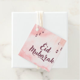 Eid Mubarak Watercolor Geschenkanhänger