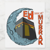 Eid Mubarak Weinetikett (Einzelnes Label)