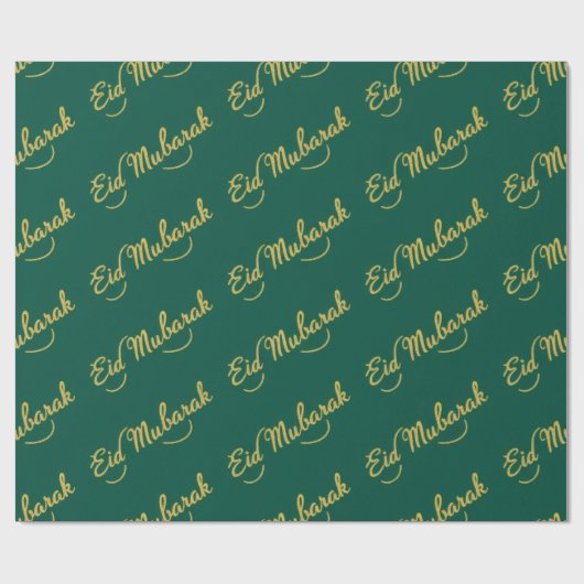 Eid Mubarak Wrapping Paper Geschenkpapier (Flach)