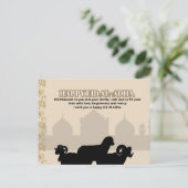 Eid Mubarak zu dir und deiner Familie. Postkarte (Stehend Vorderseite)