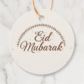 Eid Mubarak zum Eid-Fitr-Geschenk-Anhänger Geschenkanhänger (Vorderseite)
