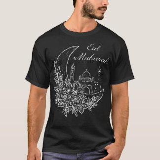 Eid Mubarak zum Feiern Eid Al Adha oder Eid Al Fi T-Shirt