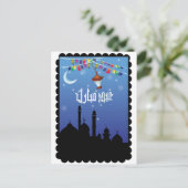Eid Mubarik Card Postkarte (Stehend Vorderseite)