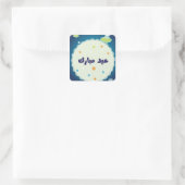 Eid Mubarik Square Aufkleber (Tasche)