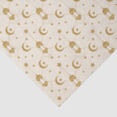 Eid oder Ramadan Laternen & Halbmond Nahtlos Seidenpapier (Detail)