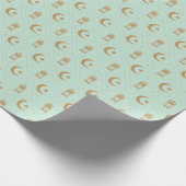  Eid or Ramadan Lanterns & Crescent Seamless  Geschenkpapier (Ecke)