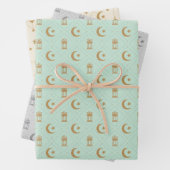 Eid or Ramadan Lanterns & Crescent Seamless Geschenkpapier Set (Beispiel)