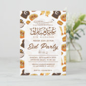 Eid Party Einladung (Stehend Vorderseite)
