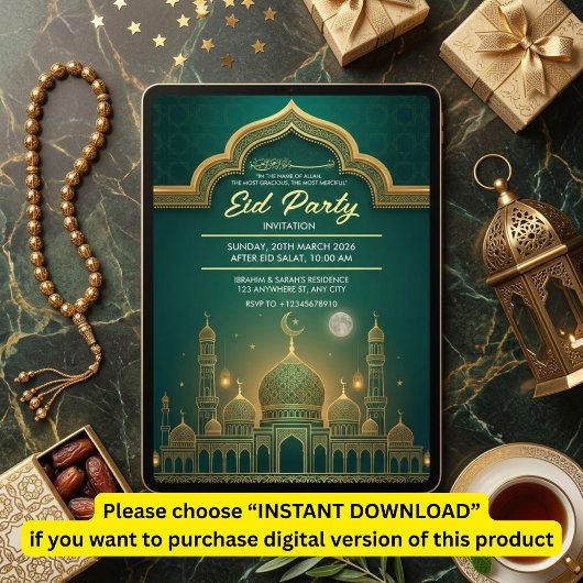 Eid-Party-Einladung Einladung