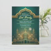 Eid-Party-Einladung Einladung (Stehend Vorderseite)