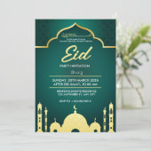 Eid Party Invitation Einladung (Stehend Vorderseite)