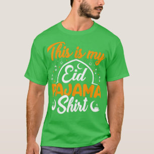 Eid Pyjama Frohes Eid Mubarak an die Muslime Al F T-Shirt