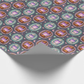 Eid & Ramadan Lanterns Seamless Pattern with Moon Geschenkpapier (Ecke)