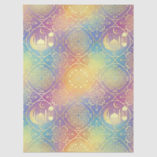Eid/Ramadan Tissue for Gift Bag Seidenpapier (Vorderseite)