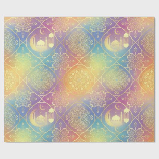 Eid/Ramadan Wrapping Paper Geschenkpapier (Flach)