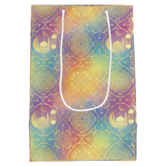 Eid/Ramadan Wrapping Paper Mittlere Geschenktüte (Rückseite)