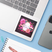 Eid Saeed English Arabbic Aufkleber (Laptop mit iPhone)