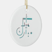 Eid, Serene Segen Keramik Ornament (Rechts)