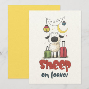Eid Sheep on Verlass   Vollständig verpackt & Baah Einladung