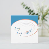 Eid, Spirals der Freude (Fusion) Karte (Stehend Vorderseite)