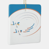 Eid, Spirals der Freude (Gerahmt) Keramikornament (Rechts)