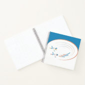 Eid, Spirals der Freude (Gerahmt) Notizblock (Innenseite)