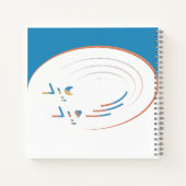 Eid, Spirals der Freude (Gerahmt) Notizblock (Rückseite)