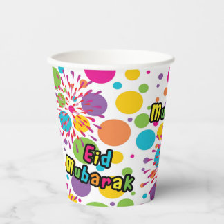 Eid Splash Paper Cup Pappbecher