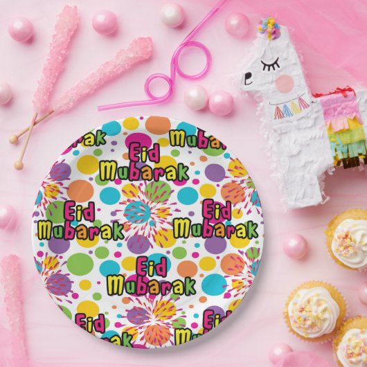 Eid Spritzen-Platte 9" Pappteller (Party)