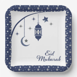 Eid Square Plate Pappteller