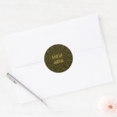 "Eid ul Adha Islamic Mandala Classic Round Sticker (Umschlag)