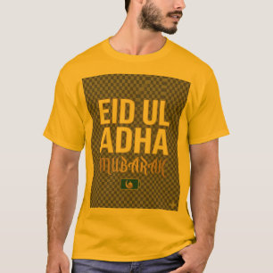 Eid ul Adha Mubarak Moderne Islamische Minimale Ge T-Shirt