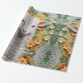 Eid ul Adha Sheep Wrapping Paper Geschenkpapier (Ungerollt)
