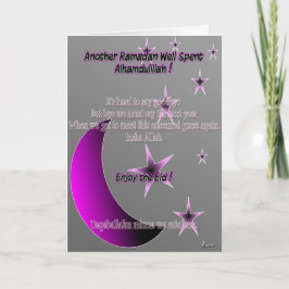 Eid ul Fitr Grüße Feiertagskarte