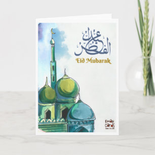 Eid ul Fitr - Moschee Karte