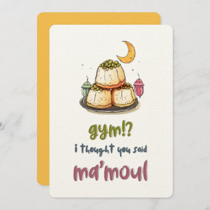 Eid Vibes: Maamoul über Gym   Pistachio Perfection Einladung