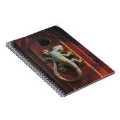 Eidechse aus abgetragenem Holz Notizblock (Rechte Seite)