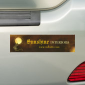 Eidechse, die den Sun hält Autoaufkleber (Auf Auto)